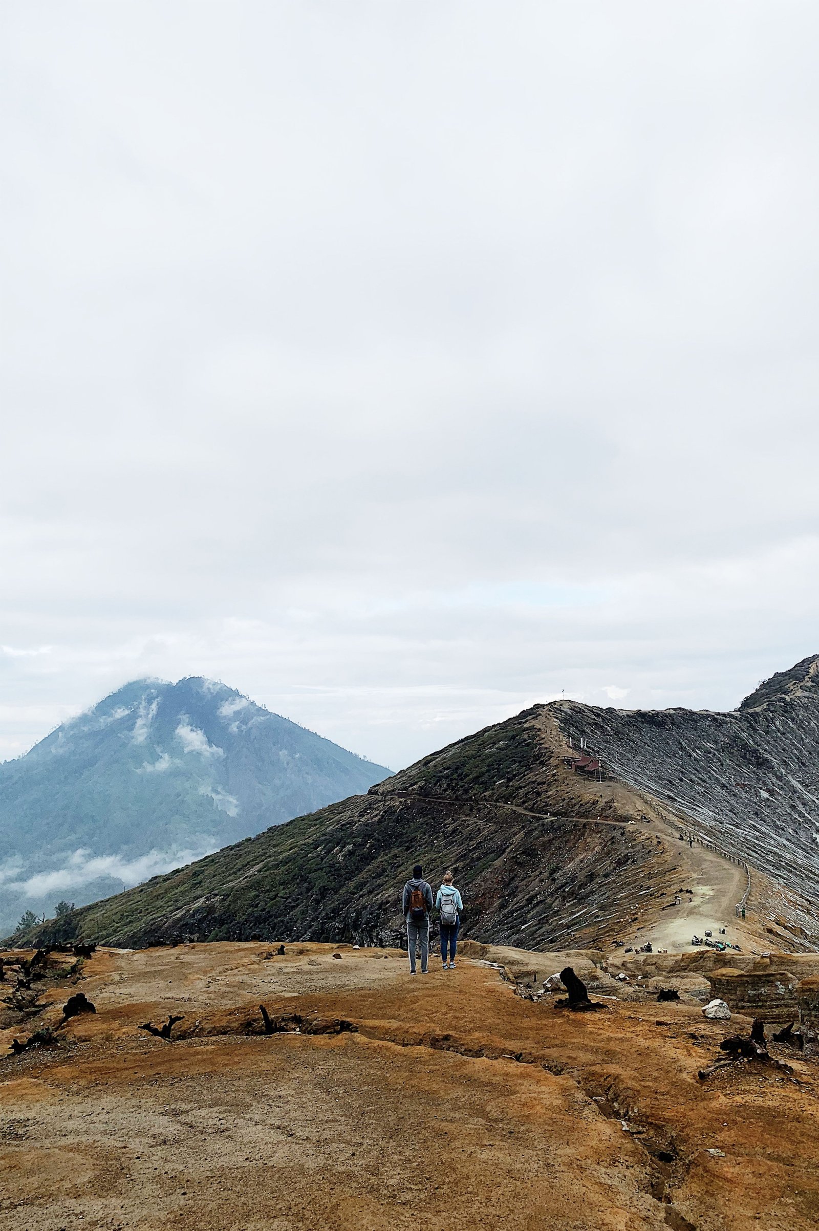 Ijen volcanic landscape